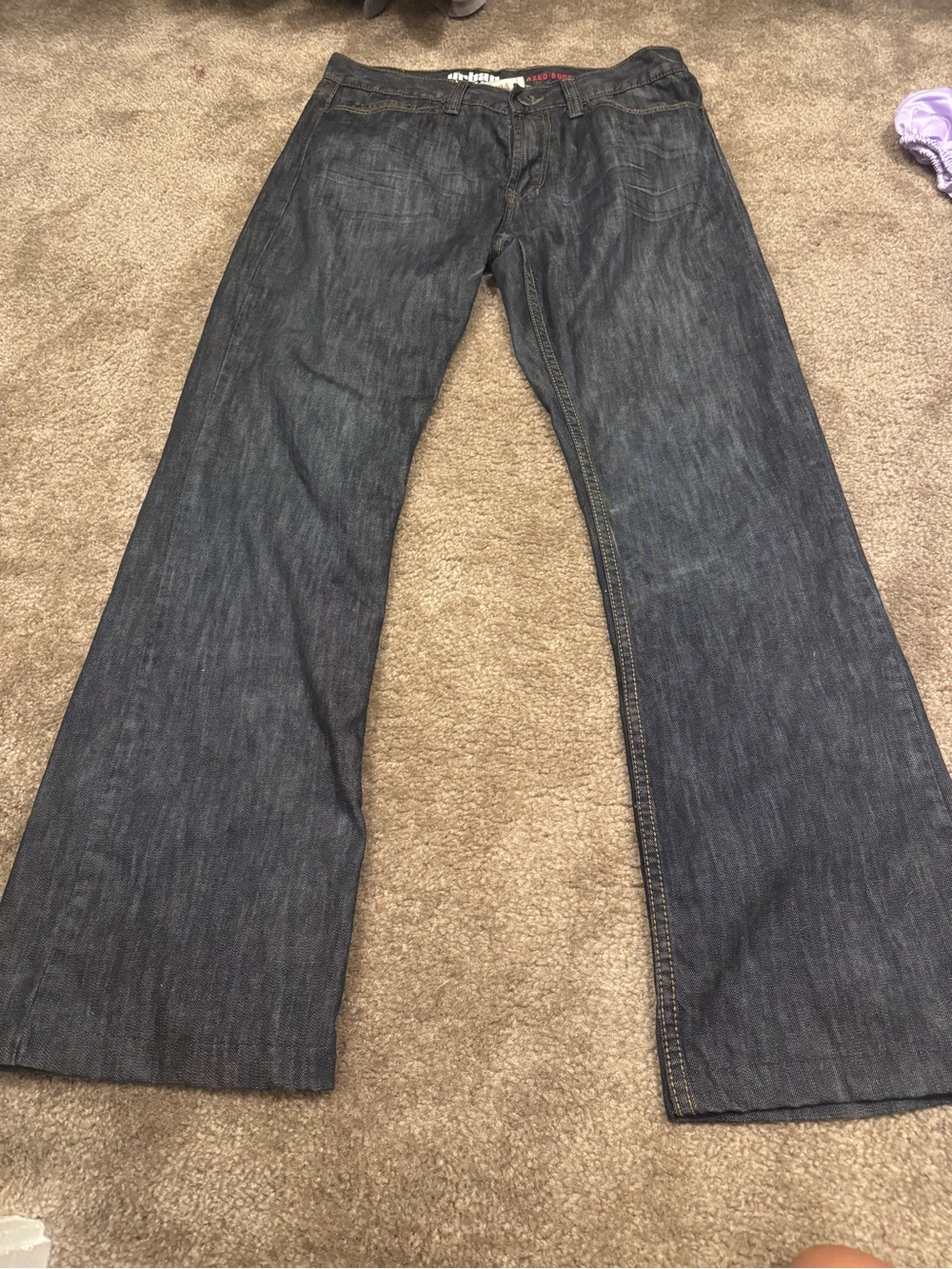 urban pipeline Men's Dark Wash Bootcut Jeans